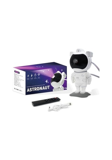 Fastbuy Beyaz Yıldızlı Gökyüzü Lamba - Şık Proje Işığı Beyaz