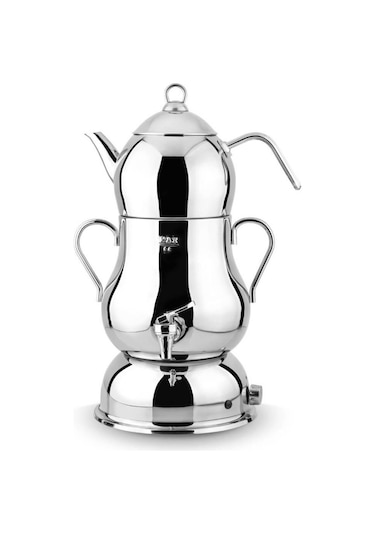 Lines Şahmeran Çelik Gövde Metal Kulp 4 L Elektrikli Semaver