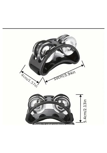 Ayak Zili Kaliteli Lastikli Her Ayağa Uyumlu Ritim Aleti