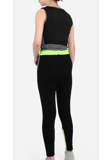 Slazenger DESI IN Kız Çocuk Tayt Takım Siyah