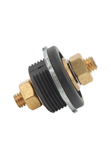 Youtek Araçlar İçin Genel Amaca Uygun 250a Akü Terminal Bağlantısı, 3/8" Bakır Şarj Sütunu, Siyah - , Araç-damper-gemi Uyumlu, Dayanıklı Malzeme