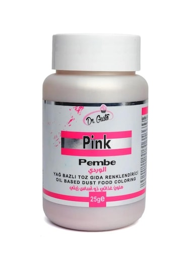 Yağ Bazlı Toz Boya Dr.gusto 25 Gr Pembe