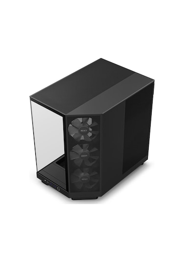 Nzxt H6 Flow CC-H61FB-R1 RGB 3 x 120 MM Atx Oyuncu Kasası Siyah