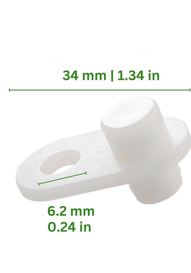 Ikea Hemnes Ayakkabı Dolabı Tıpası Ikea Parça 116713 İçin Yedek ( 4 Adet )