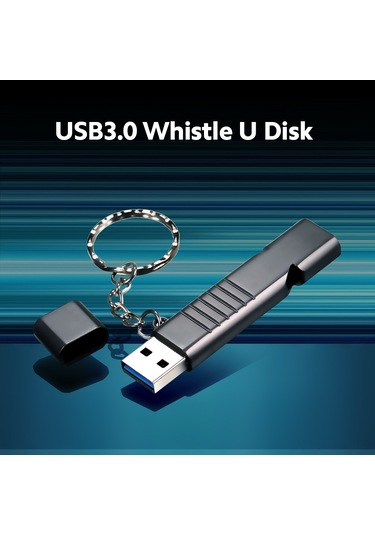 Gajeena 64gb Usb 3.0 Zinc Alloy Müzikli Usb Bellek, 80-100mb/s Okuma Hızı, 120db Fişek Fonksiyonu, Dayanıklı Ve Taşınabilir, Gri Renk