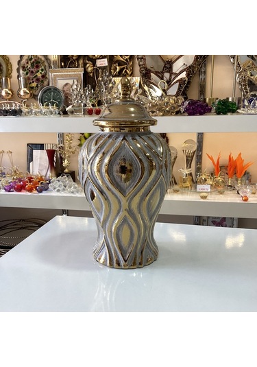 Dekoratif Seramik Renkli Küp