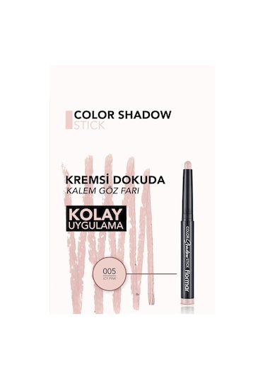 Flormar Color Shadow Asansörlü Kalem Far 005 Icy Pink