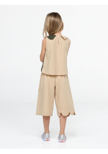 Dream Kız Çocuk Kapri Takım-bej Bej