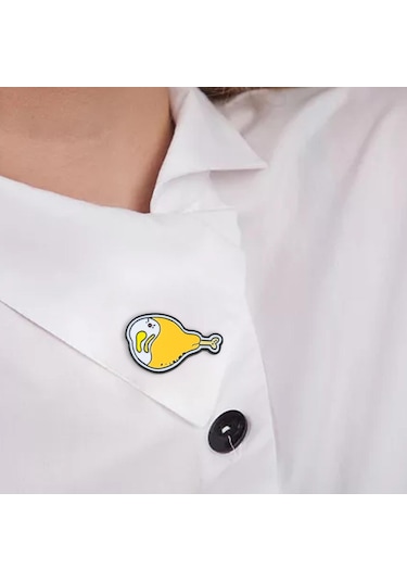 Homyl Sevimli Gıdalar Broşlar Pin Yaka Broş Iğneler Giysi Baget