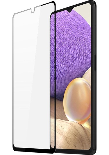 Bufalo Realme C15 Ekran Koruyucu 5D Temperli Cam Siyah