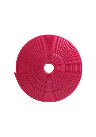 Folinda Araba Jant Koruyucu Çubukları, 8 Metre Pembe Tpe, Çarpma Ve Kırık Koruma, Renkli Dekoratif Dıy Jant Aksesuarı