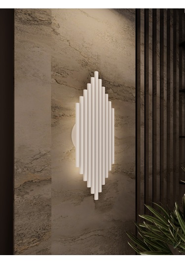 Nox Modern Şarjlı Aplik Sarı Işık Yayan Duvar Tipi Lamba