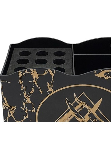 Novahub Beyaz Kuaförlük Alet Organizatörü, Çıkarılabilir Saç Klipleri Saklama Kutusu, Makas İçin Kuaför Seti 20 x 12 CM