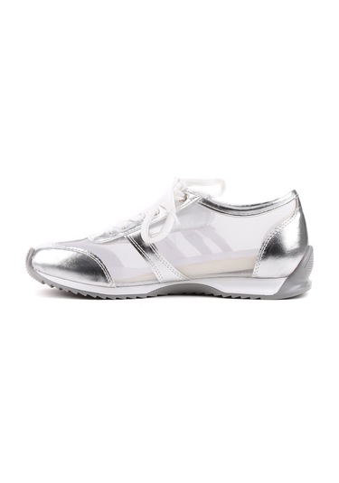 Stato Axis Transparan Detaylı Kadın Sneaker Hafif Rahat Günlük Ayakkabı Gümüş