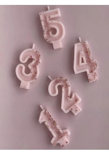 Happy Moments Shop Şık Pastalar İçin Rakam Şekilli Mum 320914050 Diğer
