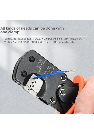 Wezone 1.25mm Ve 1.0mm Aralık Terminal İçin Ratchet Mekanizmalı Yüksek Karbon Çelik Pres Takımı - Kesin Ve Dayanıklı Presleme