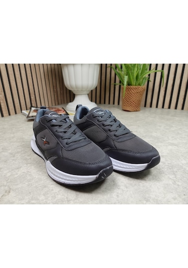 Günlük Fileli Erkek Sneaker Bağcıklı Kalın Taban Ayakkabı 8011 001