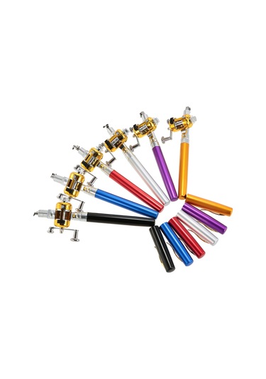 Lemestar Alüminyum Fiberglas Mini Olta Kamışı Ve Makaralı Set - Mor, 99cm Uzunluk, 2.1:1 Diş Oranı, Uçak/demirbaş/buz Olta İçin