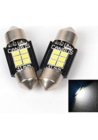 Femex Platinum 31mm Sofit 6 Smd 3030 Chip Led Ampul Aktif Canbus