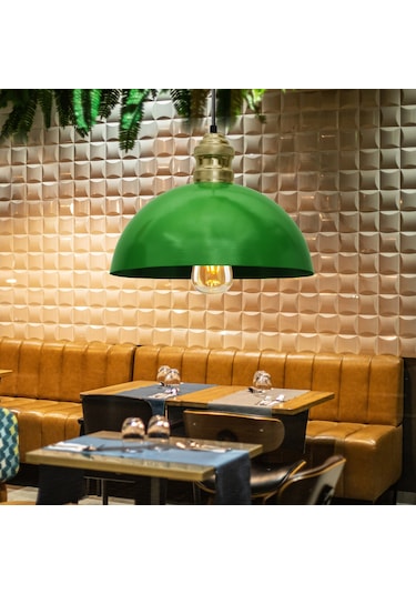 Homing Swiss Retro Yeşil Metal Tekli Sarkıt Ayd-3105 Yeşil