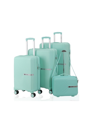 Mçs Polipropilen 4lü Valiz Seti V374 S24sy1000083-set 00190 Mint Yeşili