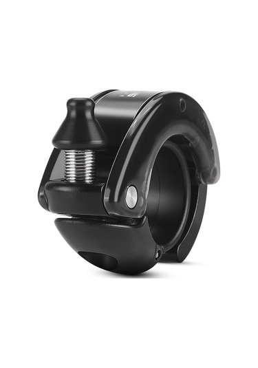 Fortunelane Alüminyum-plastik Bisiklet Zili, 90-100db Ses, 22.2mm Direksiyon Uyumlu, Gizli Konfigürasyon, Siyah-saydam