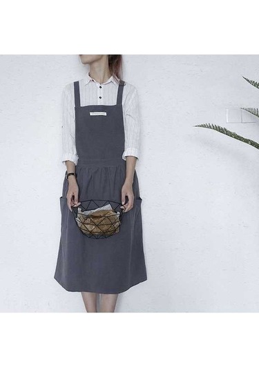 Novahub %nordik Mutfak Önlüğü, Kore Tarzı Kanvas Yelek, Toptan Kömür Siyahı, Dış Ticaret Fabrikası, Ev Kullanımı İçin Mükemmel% Diğer