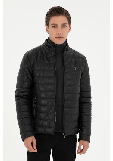 U.s. Polo Assn. Erkek Siyah Deri Mont-kaban 50297251-001 001sıyah