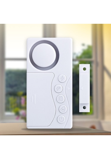 Sones 4'ü 1 Arada Kapı Mıknatısı Buzdolabı Gecikmeli Kapı Kapanma Zili Hırsızlık Önleme Alarmı 3v