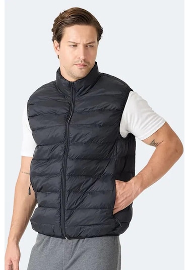 Slazenger Barros Erkek Şişme Yelek Siyah Siyah