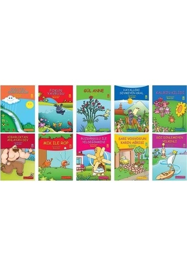 Çoklu Zeka Geliştirici 7 Yıldızlı Masallar Seti (10 Kitap)