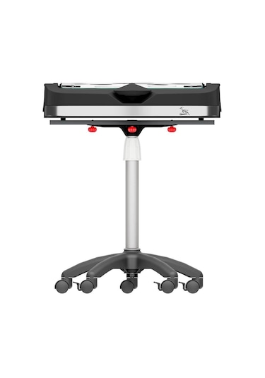 Barbekü Sehpası - Tekerlekli Model Siyah