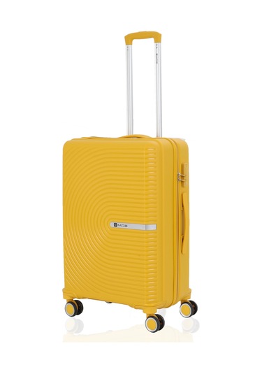 Mçs Polipropilen 3lü Valiz Seti Büyük & Kabin & Makyaj V374 S24sy1000081-set 00012 Sarı