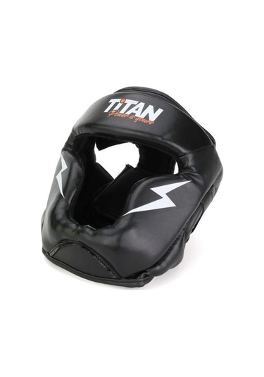 Yüz Korumalı Siyah Profesyonel Antreman Boks Kaskı Siyah