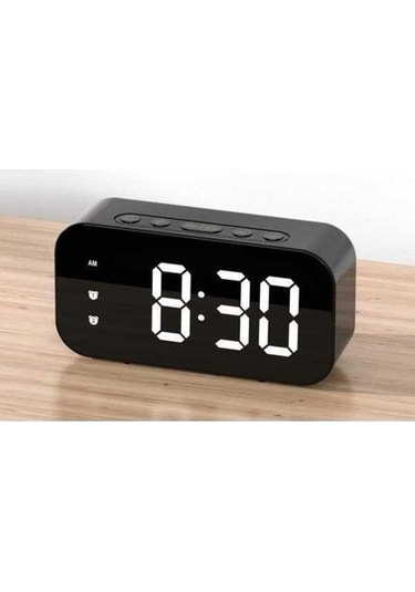 Trendooze Sıcaklık Ses Ses Saati Saat Led Kontrolü Kontrolü Çalar Bq Fd