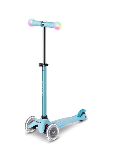 Micro Mini2grow Deluxe Magic 3 Tekerlekli Scooter Led Blue