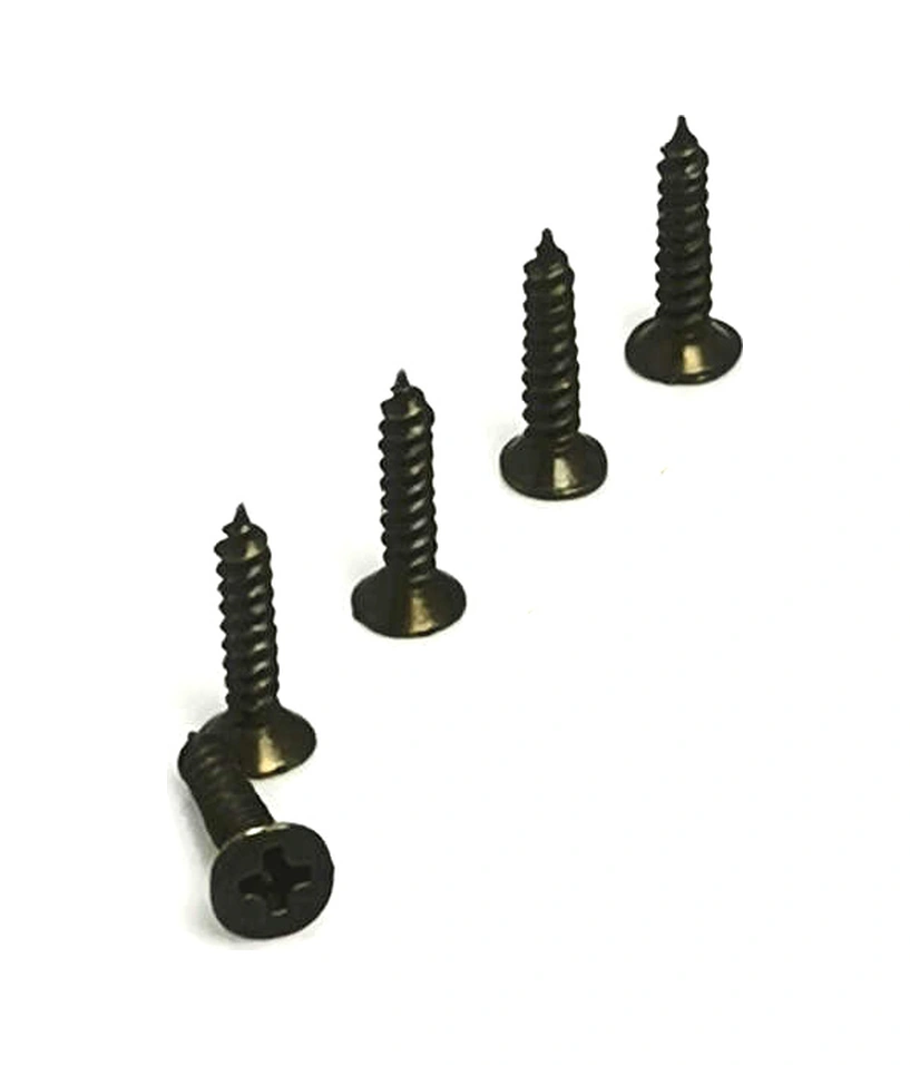 Klips, Menteşe, Ayak Vidası 2,2x7,5mm Çelik - Siyah 100 Adet 0.2 MM