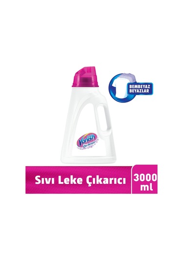 Vanish Sıvı Leke Çıkarıcı Beyaz 3 L