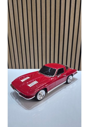 Rt-1956 Kırmızı Red Arabalı Bluetooth Fm-usb-tf-aux Şarjlı Nostaljik Radyo Diğer
