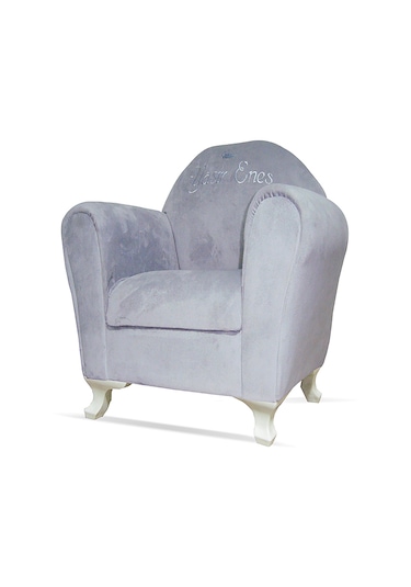 İsimli Kişiye Özel Çocuk Koltuğu 1-6 Yaş - Açık Gri