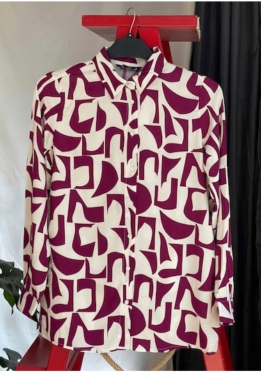 Kadın Desenli Gömlek 001