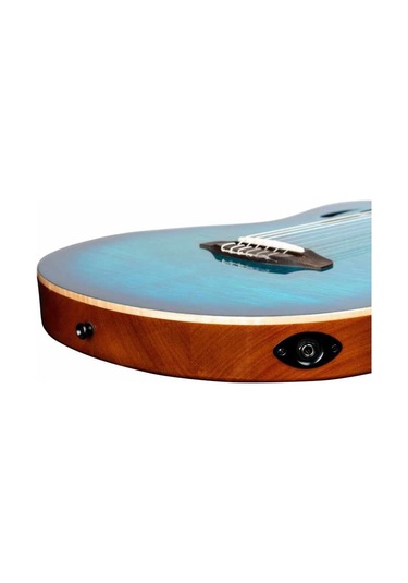 Ortega Tourplayer Deluxe Rtpdlx- Fma Elektro Klasik Gitar Blue Burst