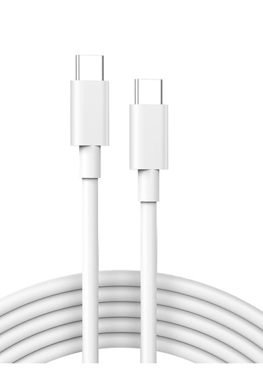 Samsung Uyumlu Hızlı Şarj Kablosu Type-c To Type-c 1 Metre Iki Ucu Type-c Kablo 0