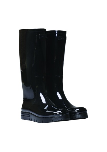 Negro Bot Yağmur Kadın Clermont Toni Pons Raın Boots In Glossy Rubber Siyah