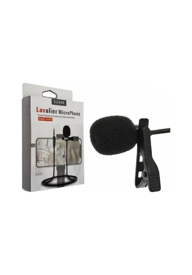 LAVALIER JH-043 3,5MM YAKA MIKROFONU 1,5MT