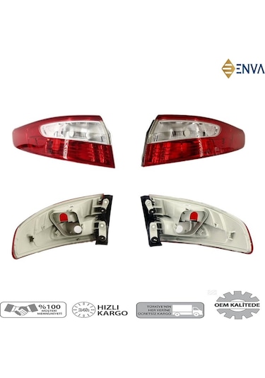 Renault Fluence Sağ Sol Dış Arka Far Stop Lambası Takım 2010-20