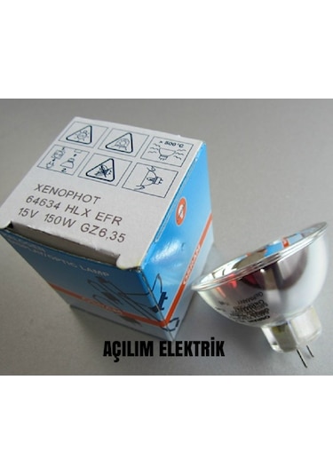 Osram Hlx 64634 Efr 15V 150W Gz6.35 Optik Özel Halojen Çanak Ampl