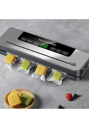 Jl Elektrikli Vakumlama Makinesi Dahili Kesici Mutfak Gıda