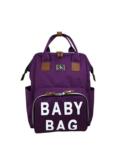 Stylo Roma Baby Bag Anne Bebek Bakım Sırt Çantası Mor