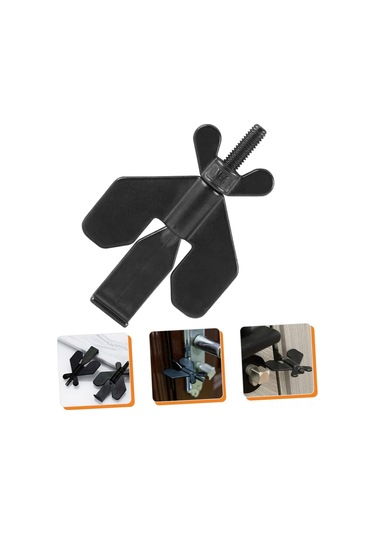 Gajeena Ev Otel Güvenlik Engeli Kadınlar İçin Taşınabilir Alarmlı 304 Çelik Kapı Blokaj Aleti Siyah Çok Renkli